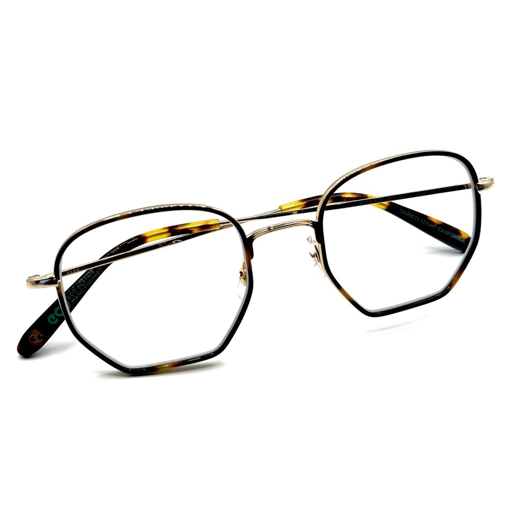 Garrett Leight GLCO Woodlawn Color Tiger Eye-Gold Trending Eyeglasses New Unisex
